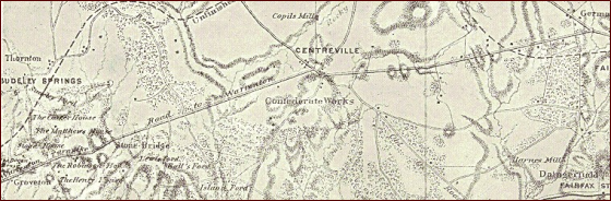 First potential map of Bull Run area.